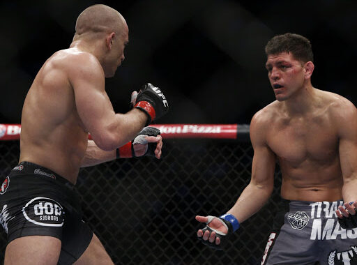 “Es muy estúpido o extremadamente inteligente”: GSP sobre cambio de peso de Nick Diaz en el UFC 266