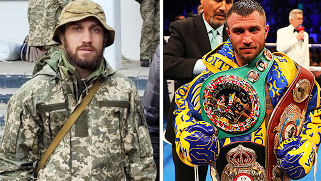 El boxeador Vasyl Lomachenko se une al ejercito de Ucrania para combatir las fuerzas rusas
